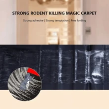 2 Pcs 1.2M Large Mice Mouse Rodent Catcher Rat Mouse Traps Indoor Super Strong Mice UK - Black - View 5