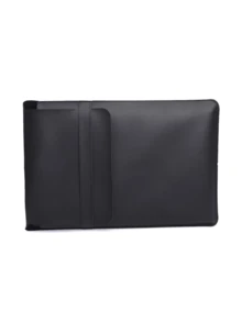 Case Cover For Notebook Gloves Leather Folder Caramel And Black Francabags - Black - View 6
