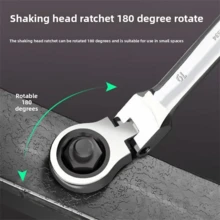 10mm Quick Auto Repair Tool, Multi-Size 72 Teeth Swivel Head Spline Ratchet Wrench - Multicolor - View 5
