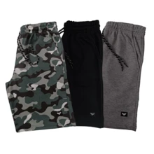 Kit Of 3 Men's Plus Size Camouflage Sweatpants, Assorted Colors, G1, G2, G3 - Army Green - View 4