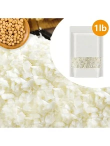 1lb 100% Pure Soy Wax, Candle Making Supply For DIY Handmade Scented Candles - Apricot - View 7