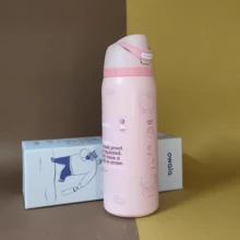 24/Oz/32 Oz Water Bottle Cup Vacuum Water Bottle Drinkware Tumbler Stainless Steel Thermal Mug Original Cold Hot Cup Owal'o - 彩色 - 查看 33