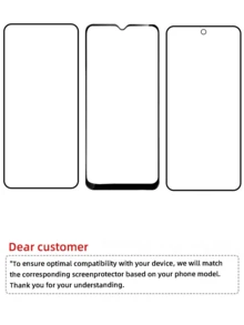 2 Packs For Galaxy Screen Protector, High-Definition Transparent Tempered Glass ,No White Edge, Scratch-Resistant Design Screen Protection Essentials, Applicable To Daily Shield, Office, Home Phone Screen Protector Phone Accessories Waterproof Shockproof Anti-Fall Anti-Fall Anti-Fingerprint Full Cover - Black - View 10