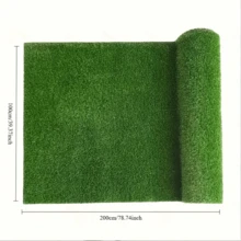 Artificial Grass Roll, Permeable, High Durability, Easy To Use, Realistic, Suitable For Garden, Balcony, Lawn, Roof Greening, Terrace, Golf Course, Sports Events, Halloween, Christmas Decoration