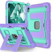 Military Industry Anti-Fall Tablet Protective Case Compatible With Ipad Soft Anti-Fall Protection, Ultra-Thin/Smart Stand Compatible With Ipad 10.2/10.9/11, 10th Gen, Ippad Air 11, Ipad Air4/5 - Multicolor - View 20