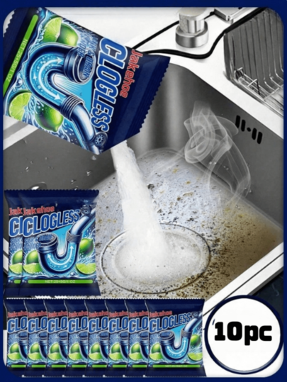 20/10/5/1 Paquet de déboucheur, convient pour nettoyer les toilettes, la baignoire de la salle de bain, l'évier de cuisine, le débouchage des toilettes et l'élimination des odeurs, cadeau pour la famille et les amis (nouvelle version ou ancienne version au hasard)