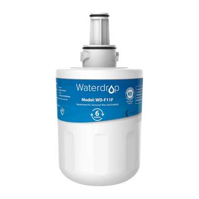 Waterdrop DA29-00003F Fridge Water Filter, Compatible With Samsung Aqua Pure Plus DA29-00003F, HAFIN1, DA29-00003A, DA29-00003B, DA29-00003A-B, DA61-00159A, DA97-06317A (1)