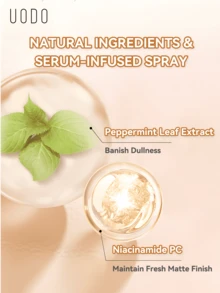 UODO LOVER Setting Spray, Long-Lasting Oil Control Waterproof Makeup Setting