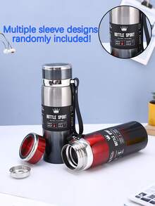 Extra Large 33.8oz Insulated Tumbler, Stainless Steel Vacuum Insulated Bottle, Hot & Cold Travel Mug, Leak-Proof Sports Water Bottle, Fits Car Cup Holder, Portable For Travel, Gym, Office And Outdoor, Gift Box For Men, Women, Boss And Graduates - Multicolor - View 5