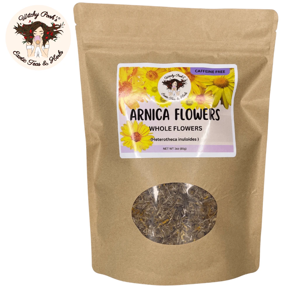 Witchy Pooh's Arnica Tea- Whole Flowers, Caffeine Free - 3盎司 - 查看 1