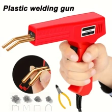 New Portable Plastic Welder Kit With 1000pcs Welding Nails And Pliers Rapid Fever Plastic Welding Gun Auto Bumper Repair Most Plastic Cracks  -Plastic Welder Repair Kit ,Without Battery,US Plug(Red) - View 9