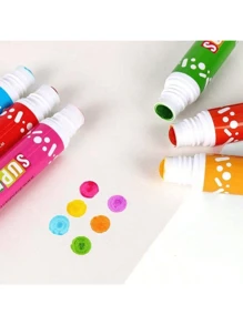 1/5/10 支点状涂鸦笔，大号和小号笔尖，10 色水彩笔，绘画画笔套装，美术用品