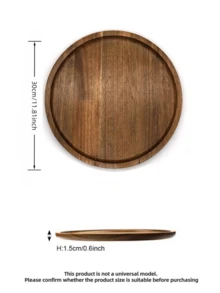 1 khay gỗ, khay Lovewood, khay để đồ phòng tắm nhỏ, khay để bồn rửa, khay trang trí bàn trang điểm nhà bếp, giá để xà phòng - khay gỗ chất lượng cao cho phòng tắm, nhà bếp, mặt bàn, bồn nước vệ sinh - Nhiều màu - Xem 15