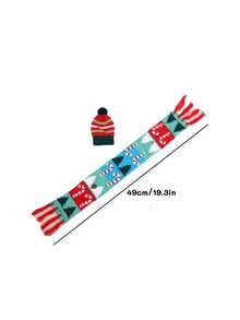 1/2pcs Christmas Hat Gift Bag Christmas Tree Snowman Wine Bottle Decoration, Party, Party Decoration, Home Decoration, Party Supplies, Suitable For Holiday Gifts Christmas Gifts