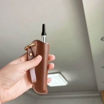 1pc Portable PU Sleeve For Most Device Pens, Vape Holder