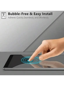 2片装钢化玻璃屏幕保护膜，兼容三星Galaxy Tab S9 FE / Galaxy Tab A-T510/T515 / Galaxy Tab S6 / Galaxy Tab S7 Plus / Galaxy Tab S8 / Galaxy Tab S9 / Galaxy Tab S6 / Galaxy Tab A9 Plus / Galaxy Tab S8 Ultra / Galaxy Tab S10 以及其他多种屏幕型号。产品特点：无气泡、防刮擦、全覆盖屏幕保护，易于安装。 - 無色 - 查看 4