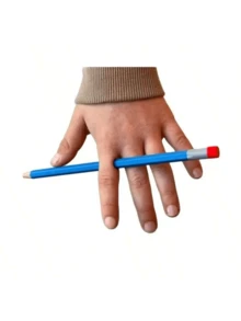 Finger Through The Pencil 3D Printed Magic Trick Toy - Blue - View 6