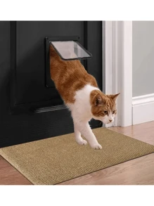 户外高端亚麻材质，升级防滑柔软高档可洗底部，多用途客厅、入口、浴室、厨房防滑防尘吸水防刮易护理地毯门垫，适用于家庭酒店公寓商业用途