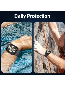 3片装屏幕保护膜，兼容 49mm Ultra 2/1，防刮花，柔软TPU高清透明无气泡屏幕膜，触控灵敏，全覆盖保护，超薄高透高清软膜，兼容配件，兼容 45mm/49mm/46mm/42mm/41mm/44mm/40mm/38mm/S10/S9/S8/S7/S6/S5/S4/S3/S2/S1/SE/Ultra 1/2系列，防水、防震、防刮花、防指纹，日常、办公、居家使用必备屏幕保护膜