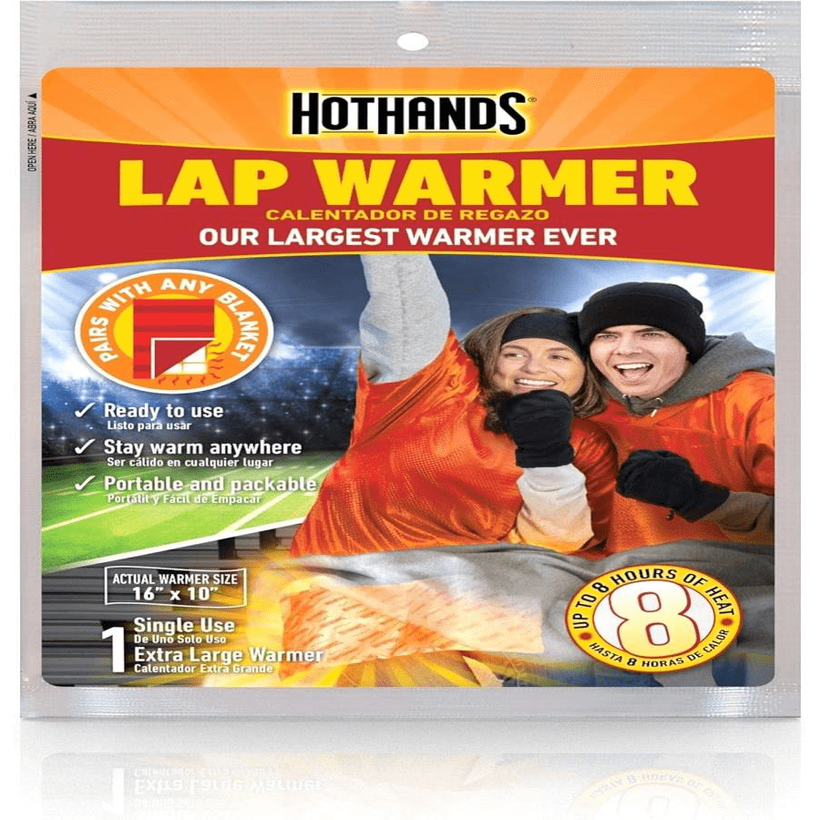 HotHands Lap Warmer, Largest Warmer 16&#34; X 10&#34; - Up To 8 Hours Of Long Lasting Heat - 1 Lap Warmer,Tan