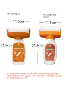 500 Grams Of Roller Paint Self-Brush Latex Paint Wall Repair Indoor Household Decontamination White Wall Repair White Subsidy Paste, With A Large Roller Brush In The Dirty Place Of The Wall To Facilitate Operation, Not Afraid Of Graffiti, Peeling And Cracks On The Wall.