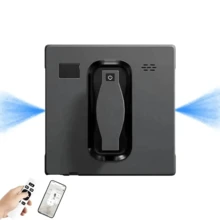 PuRuiKai Window Cleaning Robot, 2 Nozzles Water Sprayer, 4-Level Protection System, 4.0 Path Planning, Steady-Climbing System, Edge Detection, App Control Mini Window Cleaner - EU C Type Plug(220-240V) - View 5