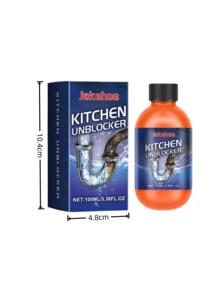 Drain Cleaner - Powerful Drain Opener For Toilet, Sink, Kitchen Pipes. Effectively Dissolves Hair, Food Debris, Grease, And Organic Matter. Unclogs Drains, Removes Odors, And Prevents Clogging Without Damaging Pipes.