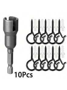 2/1pc Premium Steel Butterfly Screw Hexagonal Socket - DIY Project Cutting Tool