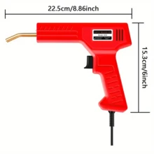 New Portable Plastic Welder Kit With 1000pcs Welding Nails And Pliers Rapid Fever Plastic Welding Gun Auto Bumper Repair Most Plastic Cracks  -Plastic Welder Repair Kit ,Without Battery,US Plug(Red) - View 3