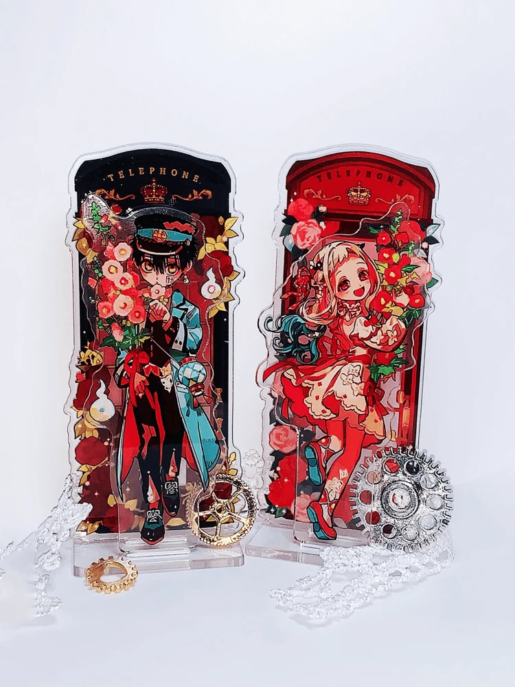 トイレの花子くん アニメグッズ 八城ねね 電話ボックス アクリルスタンド - マルチカラー - 見る 1