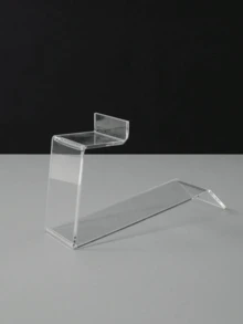 Acrylic L-Shaped High-Heel Sport Shoe Support Stand For Display, With Protective Film - Clear - View 7