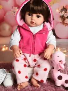 Sweetie Reborn Baby (R) Realistic Silicone-Doll 48cm - Multicolor - View 1