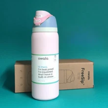 24/Oz/32 Oz Water Bottle Cup Vacuum Water Bottle Drinkware Tumbler Stainless Steel Thermal Mug Original Cold Hot Cup Owal'o - 彩色 - 查看 15
