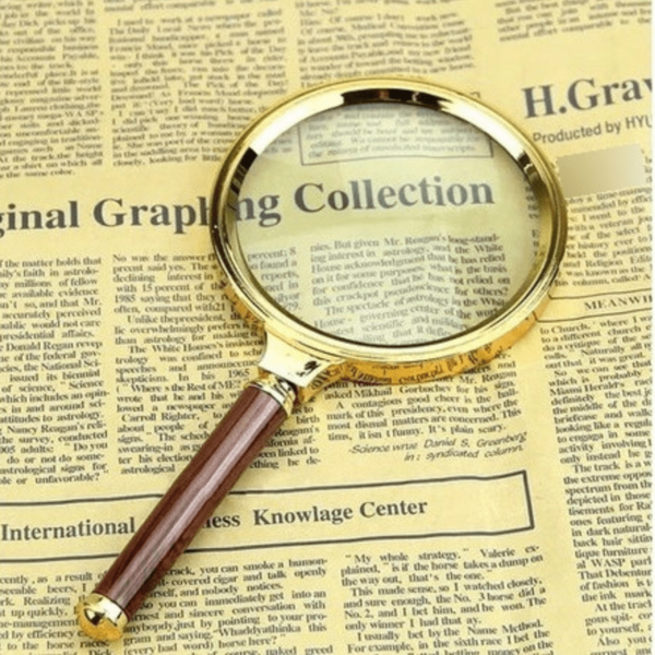 Lupa Profissional 10x com Lente de Vidro 100mm Ideal Para Leitura Eletrônica e Relojoaria