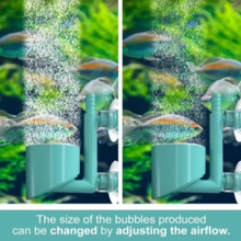 1个超高密度纳米气泡增氧器，鱼缸气泡墙，水族箱氧气发生器，采用纳米气泡技术，改善鱼类健康和外观。适用于小型和中型水族箱。（气泵需另购）