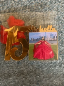 20/10/5/1 pieza Marco de fotos personalizado, Marco de fotos de acrílico con espejo, Marco de fotos de cumpleaños personalizado, Edad, fecha, foto, nombre personalizables, Regalos personalizados, Decoraciones de cumpleaños, Decoraciones de fiesta de baby shower