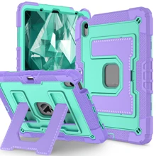 Military Industry Anti-Fall Tablet Protective Case Compatible With Ipad Soft Anti-Fall Protection, Ultra-Thin/Smart Stand Compatible With Ipad 10.2/10.9/11, 10th Gen, Ippad Air 11, Ipad Air4/5 - Multicolor - View 15