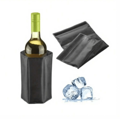 1/2pcs Insulated Beverage Cooler Bag - Closed Cell Insulation Polyester Ice Bag, Champagne Instant Chiller, Ergonomic Handle, Suitable For Camping, Travel, Picnic, Beach BBQ, Outdoor Party - Keeps Drinks Cold For Hours, Portable Cooler Bag, Reusable, Insulated Bag For Commuting, Back To School, Dorm, Travel, Beach, Camping Essentials, Outdoor Accessories, Travel Accessories, Picnic Accessories, Food & Beverage, Household Use