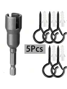 2/1pc Premium Steel Butterfly Screw Hexagonal Socket - DIY Project Cutting Tool