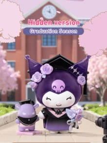 Figuras de caja ciega de la serie Kuromi School Diary, campus coleccionable súper lindo, figuras temáticas, escenarios escolares únicos que incluyen graduación, tenis y más, perfecto para coleccionistas, fanáticos de Sanrio y entusiastas de Kawaii, ideal para decoración del hogar, regalos y exhibición, agrega diversión y fantasía a cualquier habitación, colecciona todos los estilos para una experiencia escolar completa.