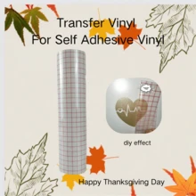 1 Roll 30cm X 500cm / 30cm X 60cm Permanent Self-Adhesive Vinyl Sticker Transfer Tape, Suitable For Party Decorations, Stickers, Craft Cutting, Car Decals DIY - Red - View 15