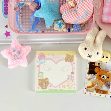 1 件/6 件可爱备忘录记事本，优质材料，适合学生、教师、生日礼物、女孩礼物、学校用品、返校 - 彩色 - 查看 24