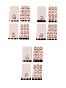 2pcs/4pcs/12pcs Pink Pumpkin Kitchen Towels, Thanksgiving Bathroom Decorative Towels, Thanksgiving Home Decor, Thanksgiving Kitchen Decor, Modern Style, Quick Dry, Super Soft Microfiber Material, Rectangular 40*60CM Digital Printing Pattern, Suitable For Autumn Kitchen Decor, Outdoor Party Decoration, Thanksgiving Holiday Gifts, Birthday Presents - Multicolor - View 9
