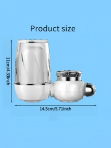 Ceramic Faucet Filter, Home Water Purifier, For Sink, Kitchen Faucet, Washable Ceramic Shower Head, Bathroom Filter Spray, Universal Connector No Electricity Needed, Fits European & American Standards, Christmas 2025, Halloween Decorations, Christmas Home Decorations, Room Decorations, Home, Kitchen - 均碼 - 查看 5