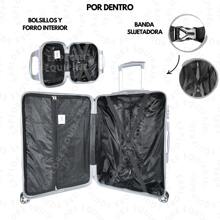 Set De Maletas De Mano Más Dos Neceseres - Lila Púrpura - Ver 11