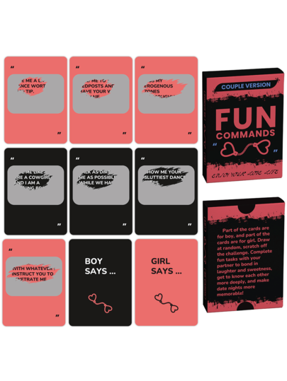 Couple Fun Entertainment Game Cards - 46 Scratch Dialogue Cards To Enhance Relationship Communication, Unlock Romantic Gifts, Send Warm Moments, Party Entertainment Game Cards, Party Event Game Cards, Suitable For Thanksgiving, Valentine's Day, Halloween, Christmas Entertainment Interaction