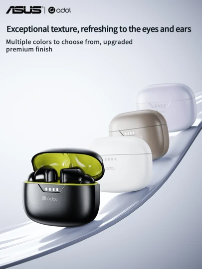  Auriculares Bluetooth intrauriculares de ASUS, sonido envolvente, micrófono incluido, diseño ligero, excelentes para uso diario y juegos