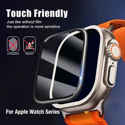 Yezodawee 2pcs Soft Screen Protector Film, Compatible With Apple Watch 49mm Ultra 2/1, Anti-Scratch, Soft TPU High-Definition Transparent Bubble-Free Screen Protector, Sensitive Touch, Full Coverage Protection, Ultra-Thin High-Transparency High-Definition Soft Film, Suitable For Apple Watch 45mm/49mm/46mm/42mm/41mm/44mm/40mm/38mm/S10/S9/S8/S7/S6/S5/S4/S3/S2/S1/SE/Ultra 1/2 Series, Essential Screen Protection For Daily, Office, Home Use, Waterproof, Shockproof, Anti-Fall, Anti-Fingerprint