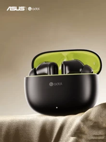 ASUS Wireless In-Ear Active Noise-Proof Earbuds, Built-In Microphone, Immersive Sound, Long Battery Life With Charging Case, Ideal For Gaming - Black - View 8