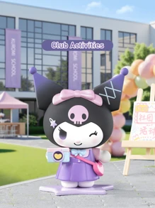 Figuras de caja ciega de la serie Kuromi School Diary, campus coleccionable súper lindo, figuras temáticas, escenarios escolares únicos que incluyen graduación, tenis y más, perfecto para coleccionistas, fanáticos de Sanrio y entusiastas de Kawaii, ideal para decoración del hogar, regalos y exhibición, agrega diversión y fantasía a cualquier habitación, colecciona todos los estilos para una experiencia escolar completa.
